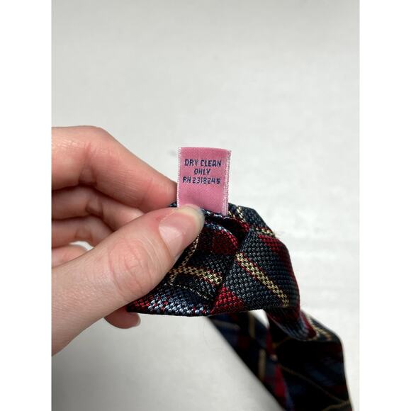 VINEYARD VINES Bundle of 2 Men's Neck Ties 100% Silk Plaid Check Multi Striped - Picture 12 of 14